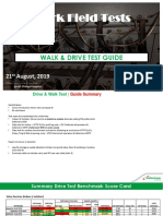 Network Field Tests: Walk & Drive Test Guide