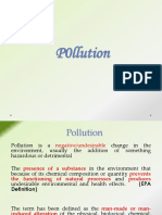  Pollution and Water Pollution