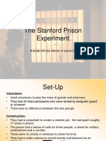 The Stanford Prison Experiment: A Study Into The Effects of Prison Life