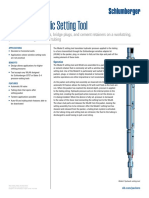 Model E Hydraulic Setting Tool