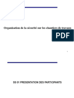 Organisation de La Sécurité Sur Les Chantiers de Travaux