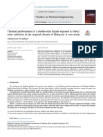 Thermal Performance of A Double-Skin Façade Exposed To Direct