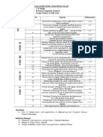 Lecture Wise Teaching Plan Name of Faculty: T P Singh Name of Course: B.Tech (Computer Science) Name of Subject: Graph Theory (CMP-XXX)