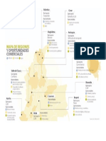 Mapa de Regiones y Oportunidades Comerciales en Colombia