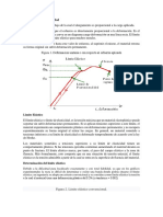 Límite de Proporcionalidad, Elastica y Zona Elastica