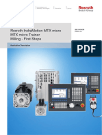 Rexroth IndraMotion MTX Micro MTX Micro Trainer Milling - First Steps