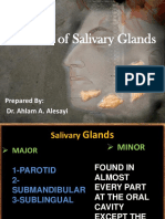 Diseases of Salivary Glands: Prepared By: Dr. Ahlam A. Alesayi