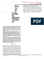 Design and Analysis of Two Wheel Drive Forklift For Industrial Warehouses IJERTCONV6IS04053