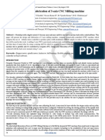 Design and Fabrication of 3-Axis CNC Milling Machine: Abstract