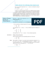 10.3 Power Method For Approximating Eigenvalues: Definition of Dominant Eigenvalue and Dominant Eigenvector