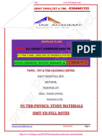 114 Pgtrb Physics Unit 7 Study Material