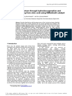 Sythesis of Bioavture Through Hydrodeoxygenation and Catalytic Cracking From Oleic Acid Using Nimo/Zeolit Catalyst