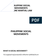 Philippine Social Movements During Martial Law PDF