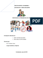 Estructura Trabajo de Investigación