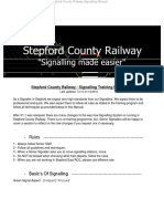 SCR Signalling Booklet V1.1