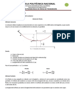 Calculo de La Flecha y El Largo Del Conductor