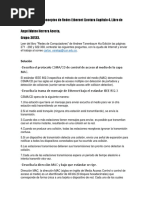 Proyecto No. 1 - Conceptos de Redes Ethernet (Lectura Capítulo 4. Libro de Tanenbaum) - Angel Herrera