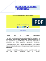 Estructura de La Tabla Periodica PDF