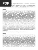 Evaluación Del Efecto Del Thidiazurón y Citocininas en La Germinación de Semillas de Aguacate (Persea Americana Mill.)