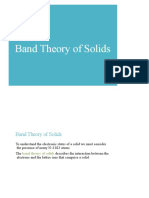 Band Theory of Solids