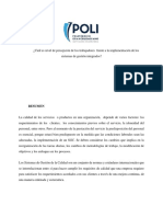 Gestion de La Calidad en Seguridad y Salud para 1 Entrega