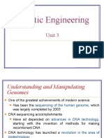 Genetic Engineering: Unit 3