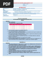 Planeacion - Matematicas - 2° Trimestre