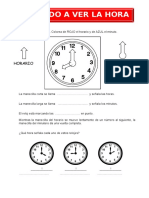 Aprendo A Ver La Hora: Horario Minutero