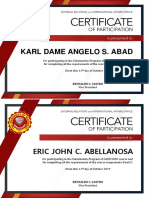 Caed Cert of Participation