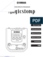 Guitar Effects Processor: Owner's Manual