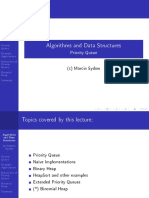 Algorithms and Data Structures: Priority Queue