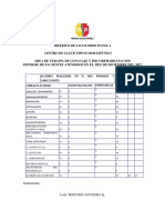 Matriz Estadistica Terapia Del Lenguaje