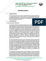 Informe de Demoliciones 