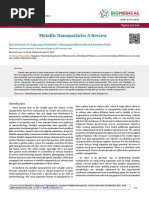 Metallic Nanoparticle: A Review: Open Access