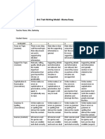 6+1 Trait Writing Model: Biome Essay