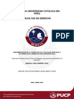 Discriminación en La Ciudad de Ica: Políticas Públicas y Alternativas Jurídicas para Enfrentarla