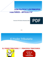 Constitucion Política y Poder Tributario