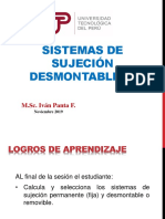 Semana 14 - Sistemas de Sujeción Desmontables I-1