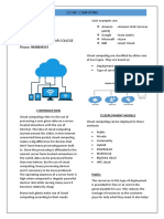 A. Adithyan - Cloud Computing