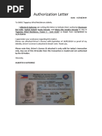 Authorization Letter For Henly Estrada PDF