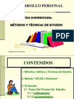 Metodos, Tecnicas y Estrategias de Estudio