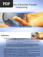 Economics of Business Process Outsourcing: By: April Ocampo