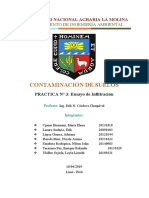 Informe N°2 - Ensayo de Infiltración