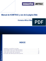 Manual Komtrax Web CU PDF