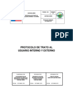 Protocolo de Trato Al Usuario Interno Y Externo