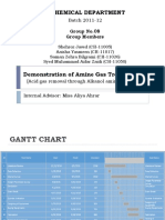 Mid Evaluation Amine Gas Treating Unit Presentation