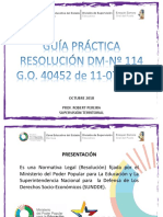 Resolucion DM #114 G.O. 40452 de 11 07 2014