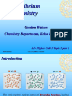 Equilibrium Chemistry: Gordon Watson Chemistry Department, Kelso High School