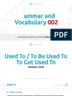 VIP English Club - Grammar and Vocab 002 - Used To