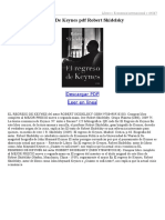 El Regreso de Keynes PDF